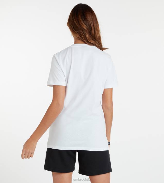 mujer Umbro blanco negro camiseta club de ocio ropa FTXL404