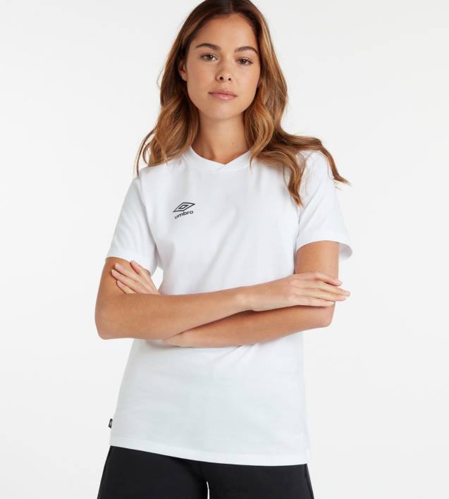 mujer Umbro blanco negro camiseta club de ocio ropa FTXL404