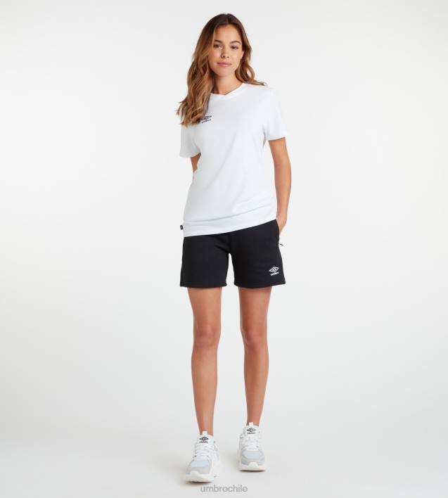 mujer Umbro blanco negro camiseta club de ocio ropa FTXL404