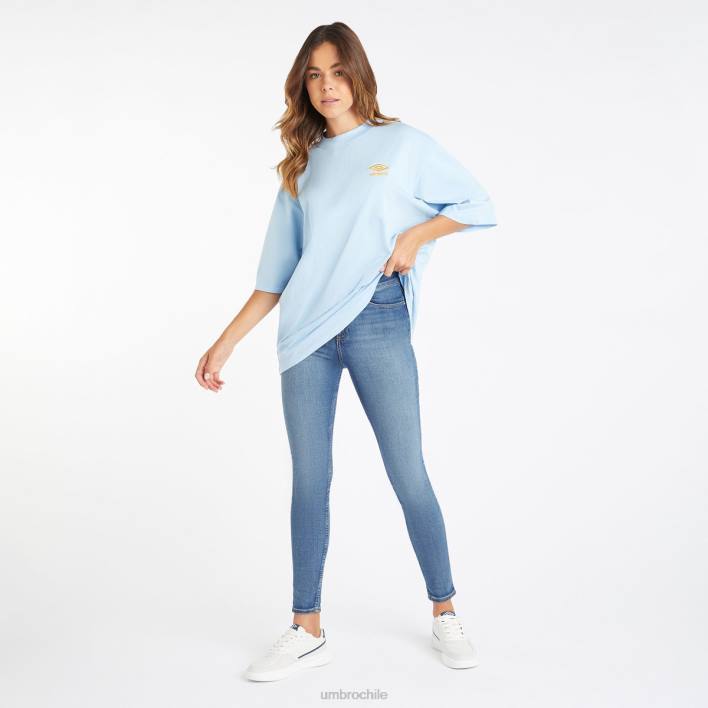 mujer Umbro caída del ángel / naranja ardiente camiseta extragrande con núcleo ropa FTXL392