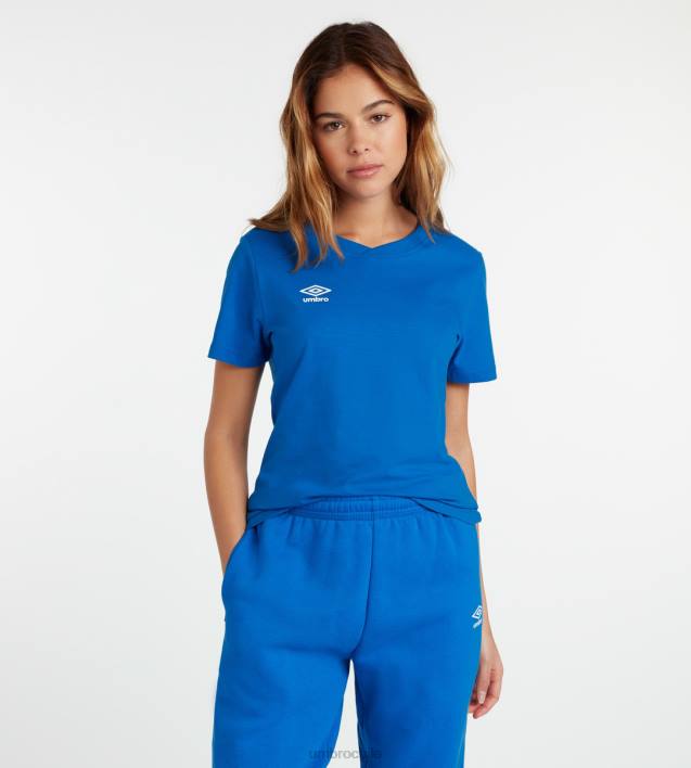 mujer Umbro dos real/blanco camiseta club de ocio ropa FTXL403