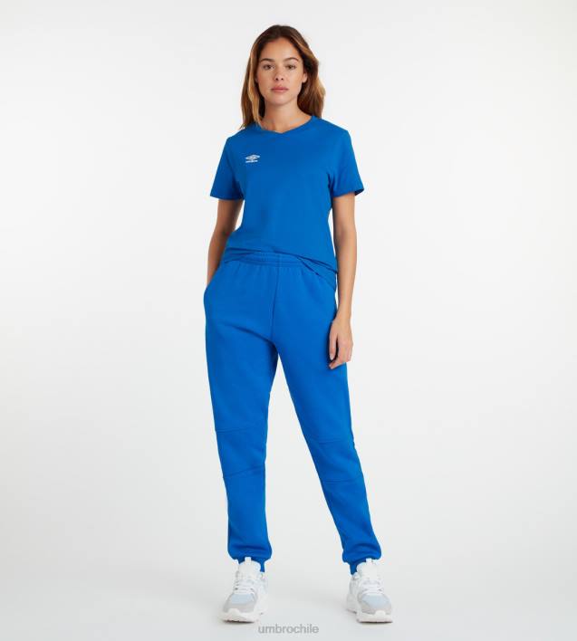 mujer Umbro dos real/blanco camiseta club de ocio ropa FTXL403