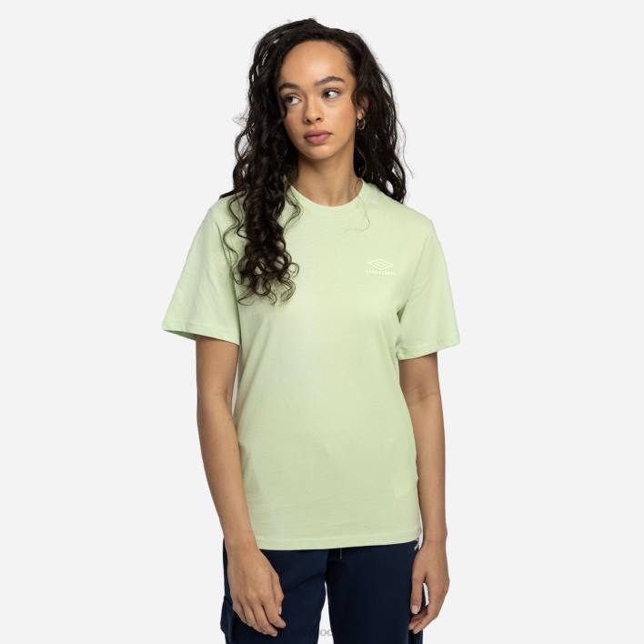 mujer Umbro espuma de mar/blanco camiseta de novio de diamante ropa FTXL423