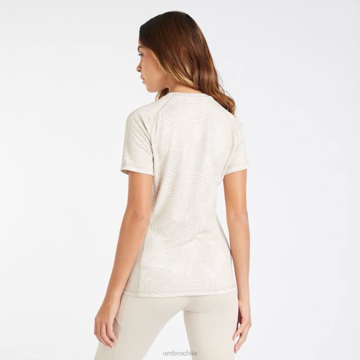 mujer Umbro gris plata/abedul camiseta de poliéster estampada de entrenamiento profesional ropa FTXL395