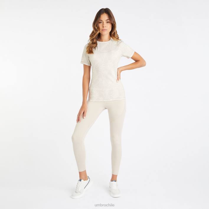 mujer Umbro gris plata/abedul camiseta de poliéster estampada de entrenamiento profesional ropa FTXL395