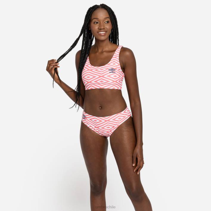 mujer Umbro durazno bikini estampado ropa FTXL561