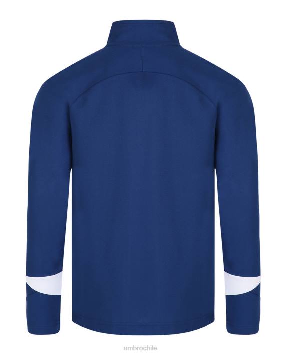 niños Umbro dos azul marino/blanco traje de punto de entrenamiento total ropa FTXL662