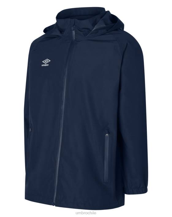 niños Umbro azul marino oscuro chaqueta impermeable club esencial junior ropa FTXL696