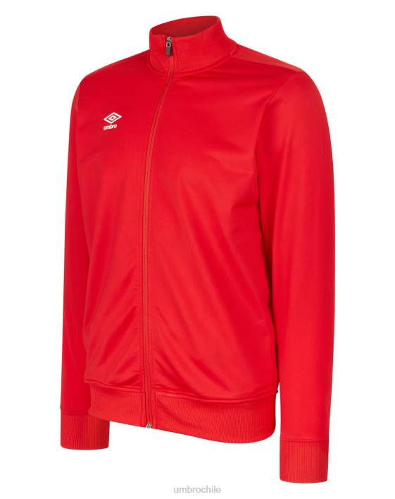 niños Umbro bermellón chaqueta club esencial de poliéster junior ropa FTXL694