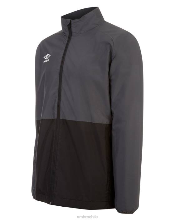 niños Umbro negro carbón chaqueta de ducha de entrenamiento junior ropa FTXL676