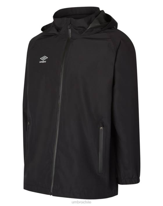 niños Umbro negro chaqueta impermeable club esencial junior ropa FTXL695
