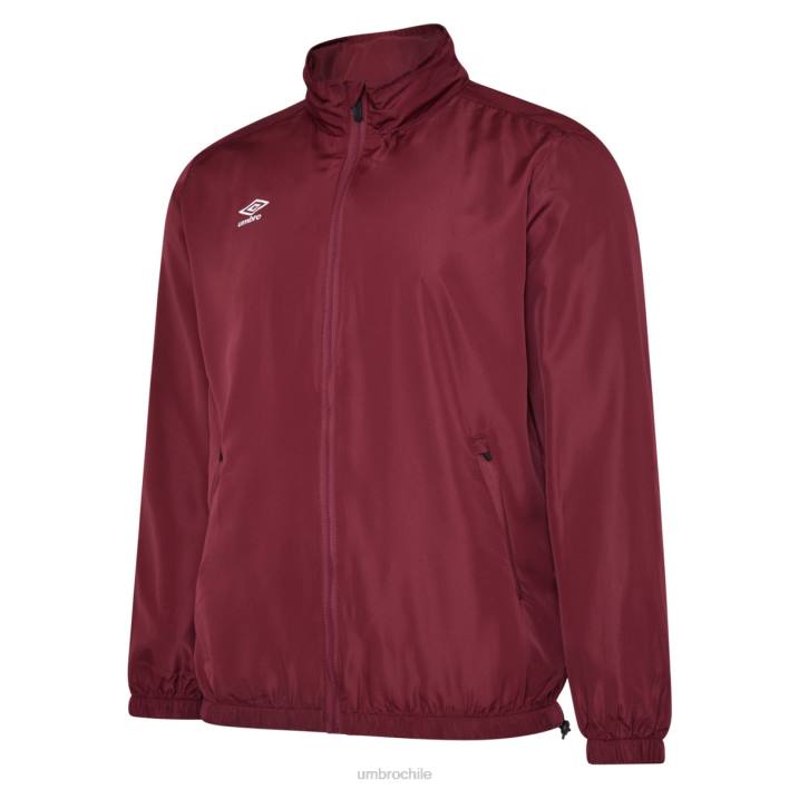 niños Umbro nuevo clarete chaqueta impermeable ligera club Essential junior ropa FTXL684