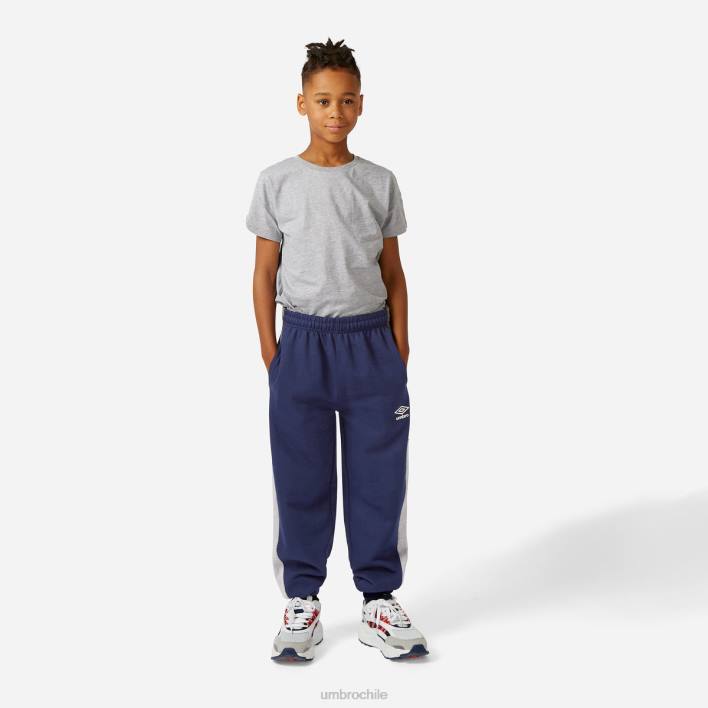 niños Umbro Armada pantalones deportivos con paneles ropa FTXL655