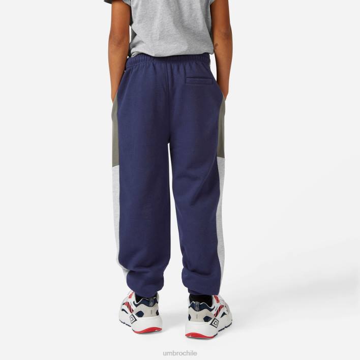 niños Umbro Armada pantalones deportivos con paneles ropa FTXL655