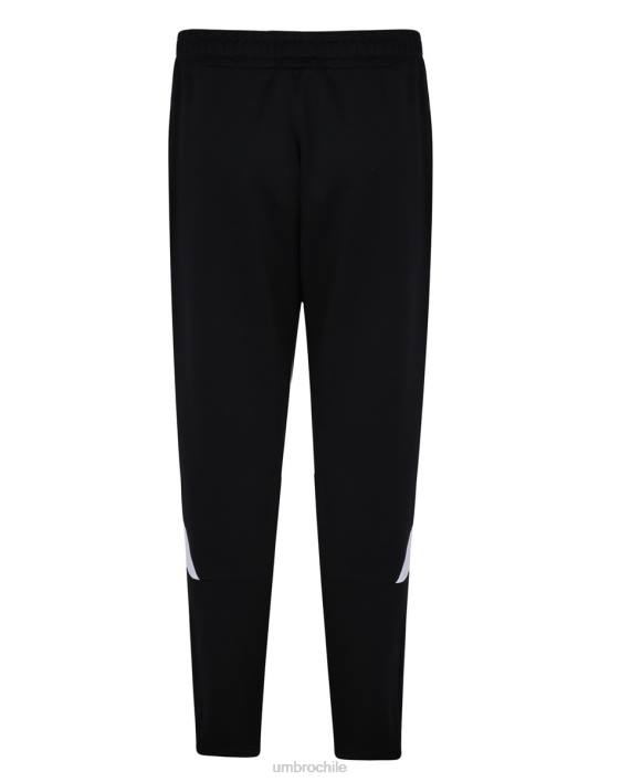 niños Umbro blanco negro pantalón cónico de entrenamiento total ropa FTXL658
