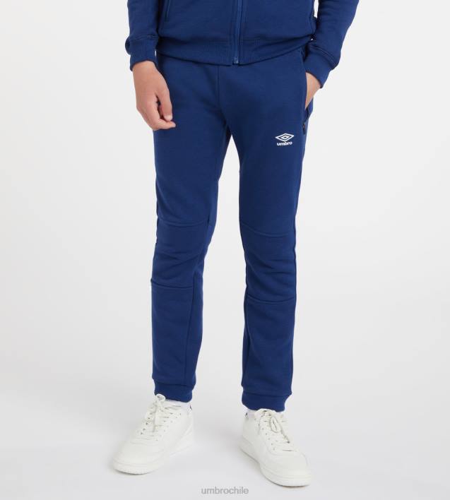niños Umbro dos azul marino/blanco club ocio jogging junior ropa FTXL651