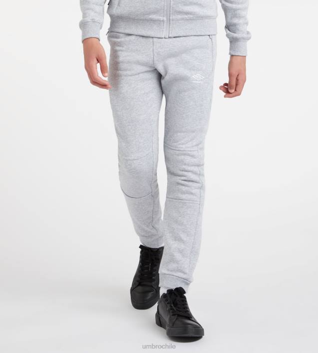 niños Umbro gris jaspeado/blanco club ocio jogging junior ropa FTXL650