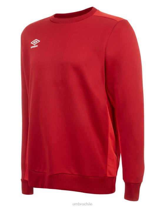niños Umbro bermellón/rojo bufón entrenamiento de poliéster polar junior ropa FTXL641