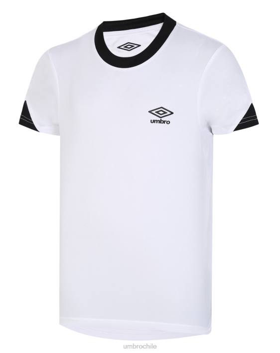 niños Umbro blanco negro camiseta de entrenamiento total ropa FTXL587