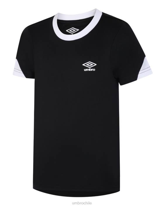 niños Umbro blanco negro camiseta de entrenamiento total ropa FTXL588