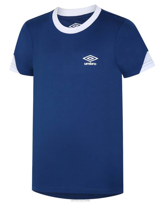 niños Umbro dos azul marino/blanco camiseta de entrenamiento total ropa FTXL589