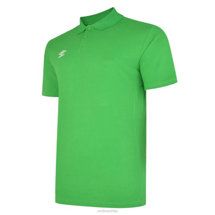 niños Umbro esmeralda/blanco polo esencial junior ropa FTXL597