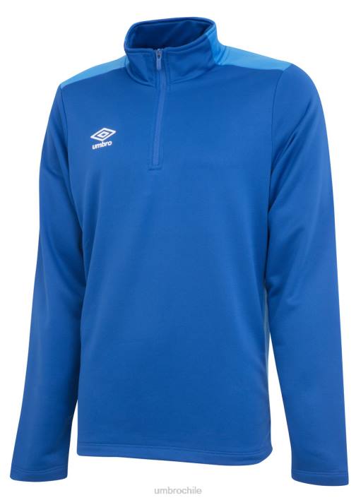 niños Umbro tw azul real/francés top con media cremallera junior ropa FTXL605