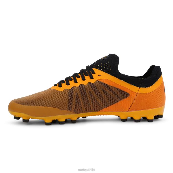 unisexo Umbro azafrán/negro velocita 6 pro ag calzado FTXL585