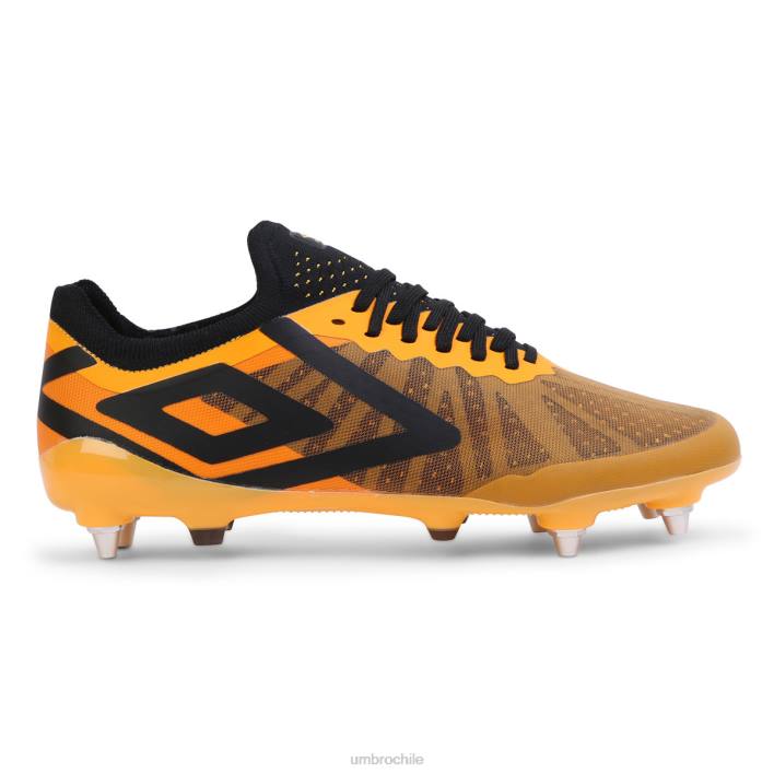 unisexo Umbro azafrán/negro velocita 6 pro sg calzado FTXL583