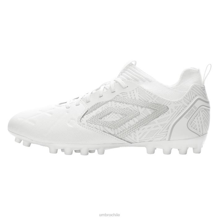 unisexo Umbro blanco/cromo metalizado tocco 2 pro ag calzado FTXL578
