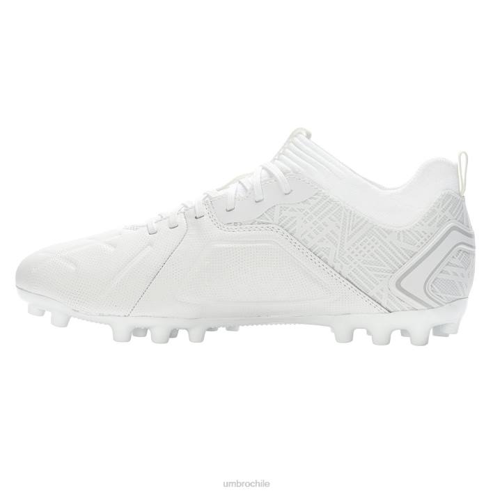 unisexo Umbro blanco/cromo metalizado tocco 2 pro ag calzado FTXL578