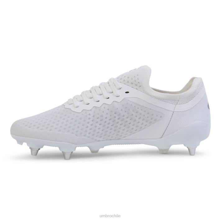 unisexo Umbro blanco/cromo metalizado velocita 6 pro sg calzado FTXL581