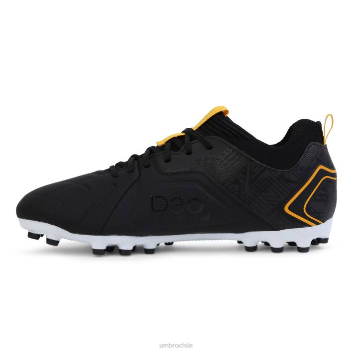 unisexo Umbro negro/blanco/azafrán tocco 2 pro ag calzado FTXL579