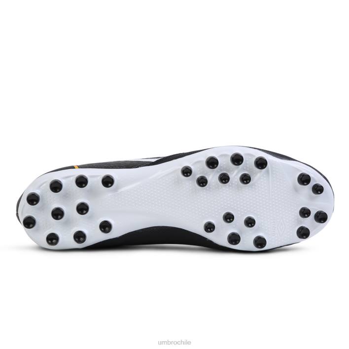 unisexo Umbro negro/blanco/azafrán tocco 2 pro ag calzado FTXL579