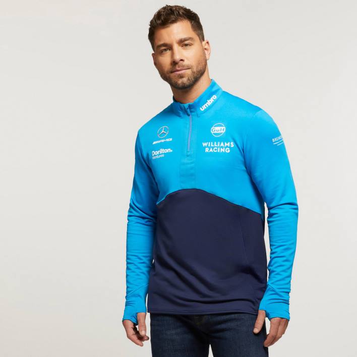 unisexo Umbro abrigo/azul diva camiseta de capa media williams racing '23 Deportes FTXL373