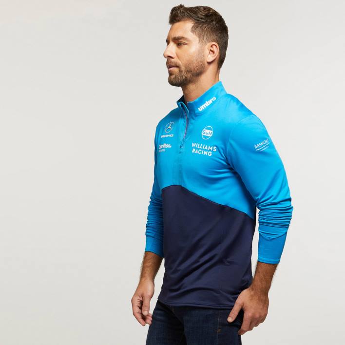 unisexo Umbro abrigo/azul diva camiseta de capa media williams racing '23 Deportes FTXL373