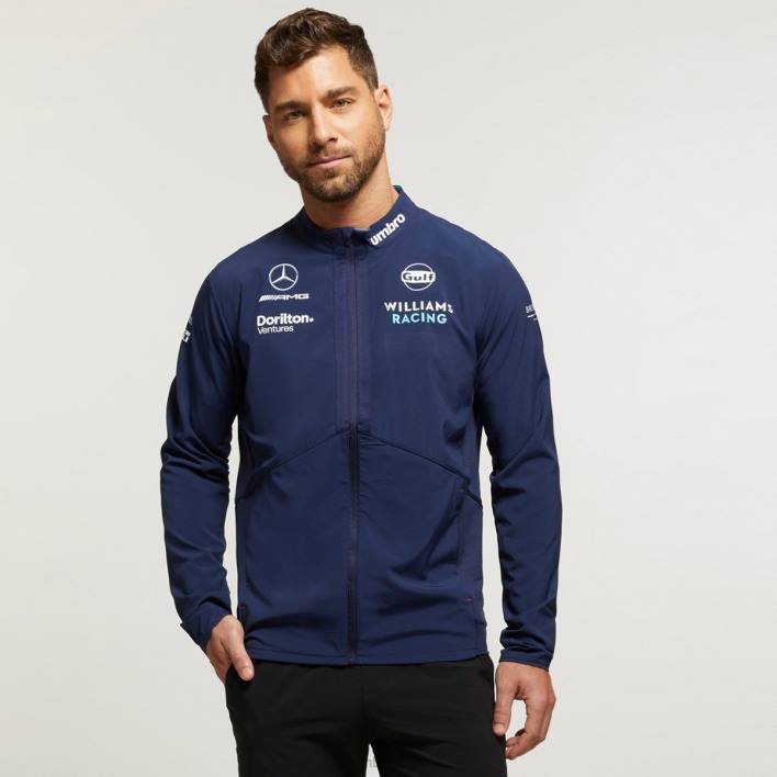 unisexo Umbro abrigo/azul diva chaqueta de presentacion williams racing '23 Deportes FTXL375