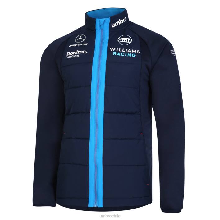 unisexo Umbro abrigo/azul diva chaqueta térmica williams racing '23 Deportes FTXL376