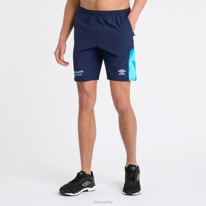 unisexo Umbro abrigo/azul diva pantalón corto tejido williams racing '23 Deportes FTXL369